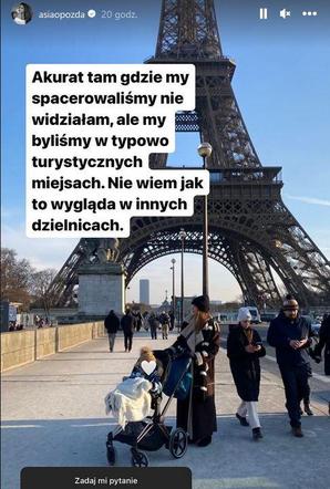 Joanna Opozda pokazała synkowi Paryż 