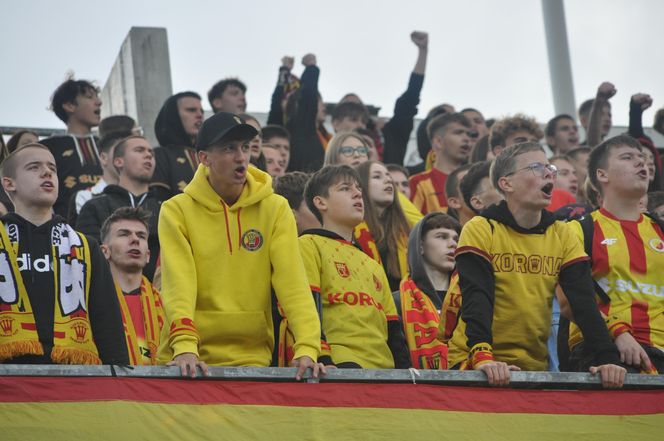 Korona Kielce - Lech Poznań. Zdjęcia kibiców na Exbud Arenie