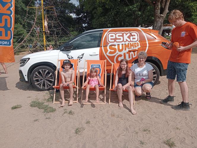 Eska Summer City Olsztyn. Pomarańczowa ekipa na Plaży Miejskiej