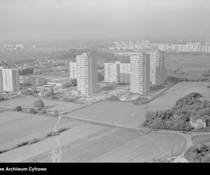 Okolice ul. Bukowińskiej na Mokotowie w 1974 r.