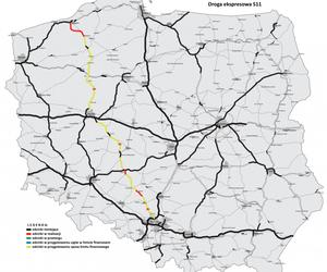 Nie ma zgody samorządów na wariant 1 węzła S11 proponowany przez GDDKiA