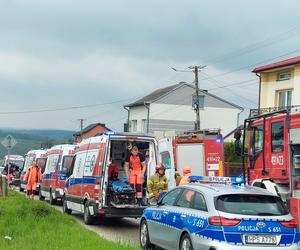 Świętokrzyskie: Sześcioletni chłopiec zginął w wypadku. Rannych pięć osób, w tym czworo dzieci