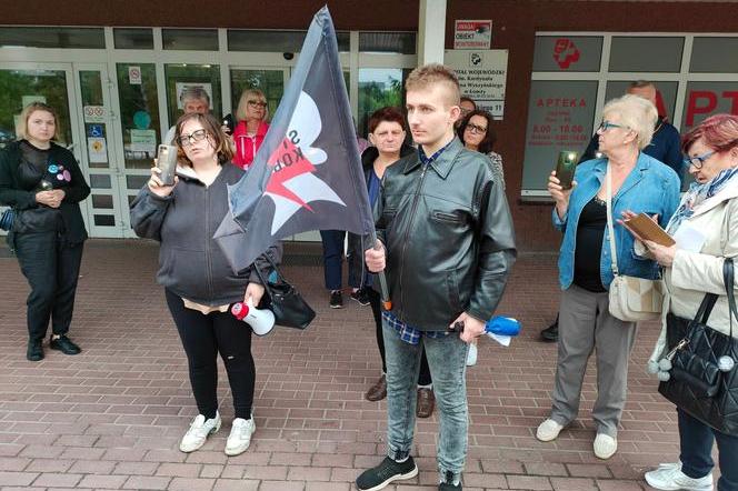 Protest w Łomży