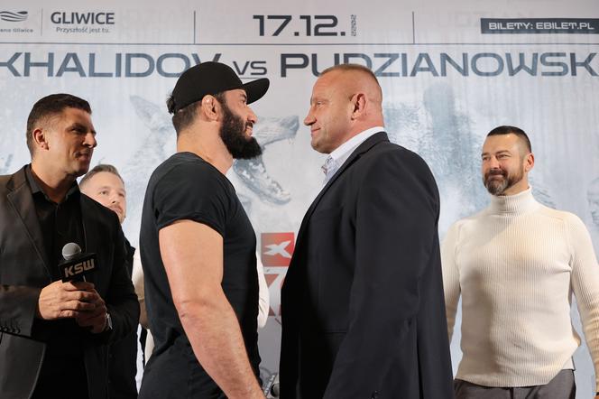 Mateusz Borek, Mariusz Pudzianowski i Mamed Khalidov