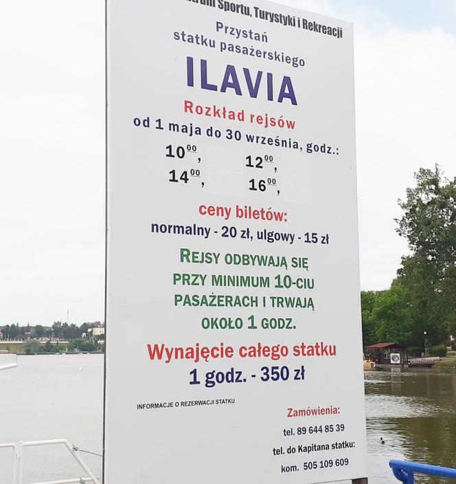 Statek Ilavia ponownie na wodach Jezioraka. Sezon 2020 rozpoczęty!