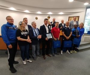 Społeczność sportowców i kibiców rugby z Siedlec uczciła największy z dotychczasowych sukcesów w historii klubu