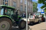 Protest rolników pod Zachodniopomorskim Urzędem Wojewódzkim w Szczecinie