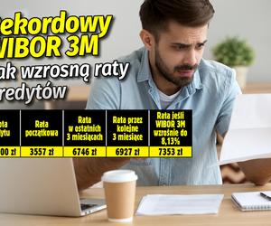 Rekordowy WIBOR 3M. Tak wzrosną raty kredytów [WYLICZENIA]