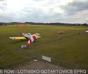 Groźna sytuacja na lotnisku w Gotartowicach. Pilot zahaczył o płytę lotniska