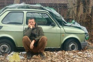 Przyrodnik z województwa kujawsko-pomorskiego sprowadza malucha z Białowieży. To tym fiatem jeździła słynna Simona Kossak