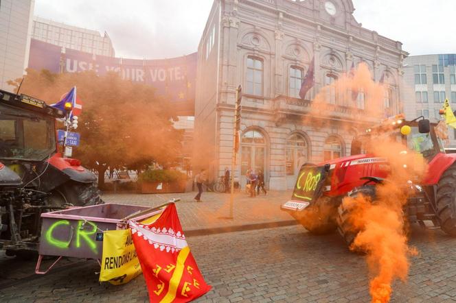 Protest rolników w Brukseli - 4 czerwca 2024 r.