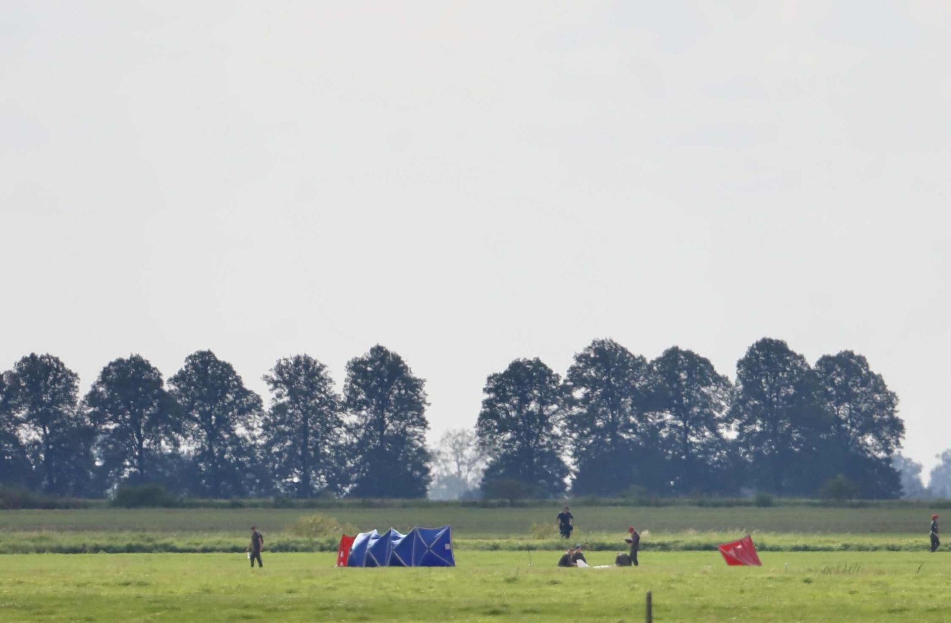 Dron runął na pole rolnika pod Elblągiem