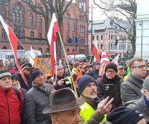 Protest rolników w Bydgoszczy