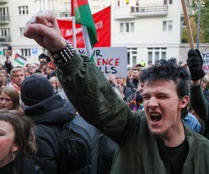 Manifestacja przed siedzibą MSZ w Warszawie (2.10.2025)