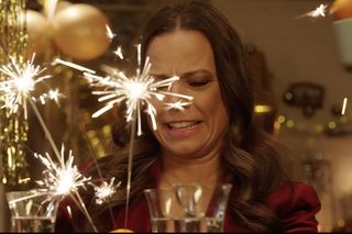 M jak miłość, zabawa sylwestrowa. Magda (Anna Mucha)