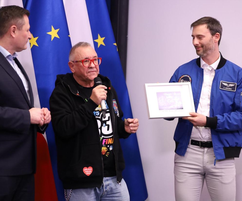 Serduszko WOŚP w kosmosie
