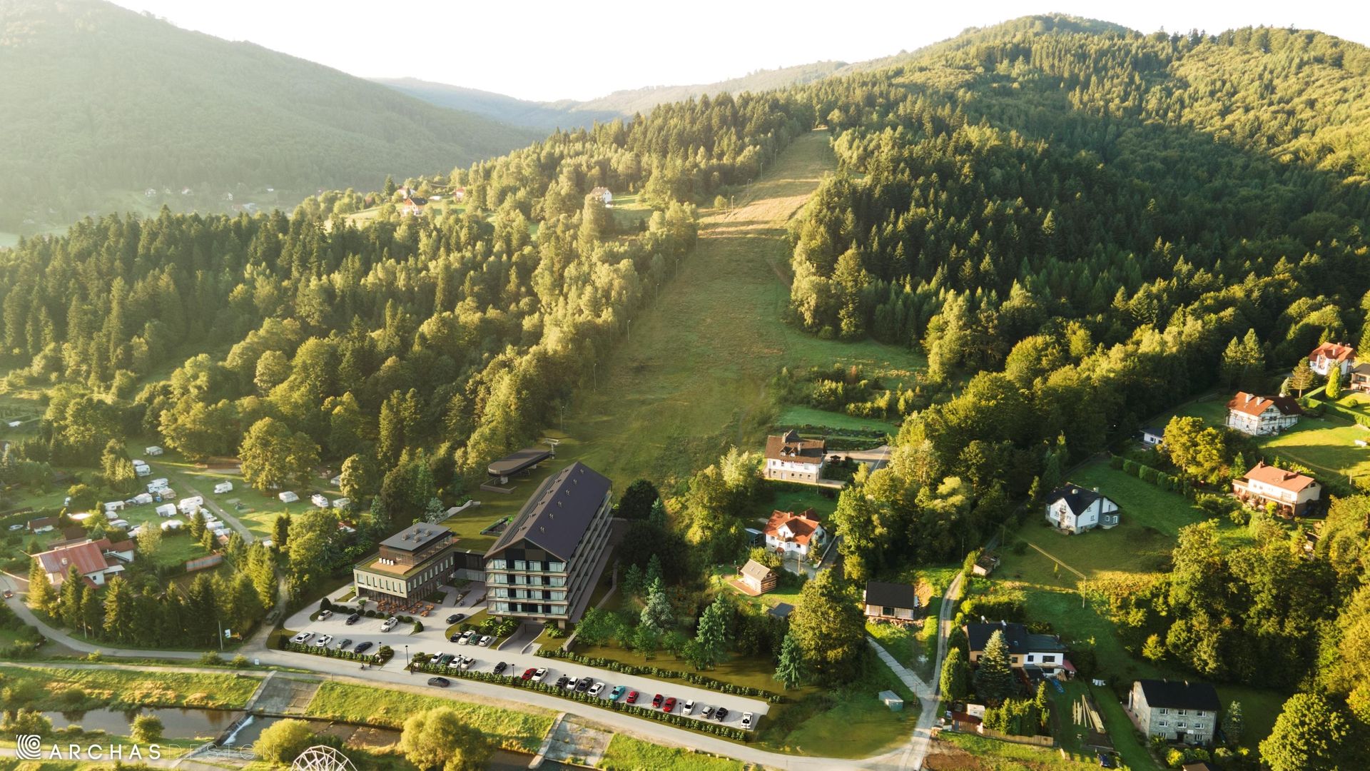 Hotel w Brennej (Beskid Śląski) z pozwoleniem na budowę