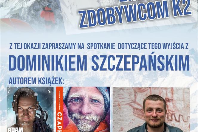 K2 zdobyte zimą! Biblioteka w Lipowej zaprasza na kolejne spotkanie  autorskie online