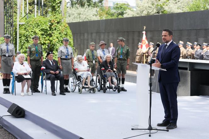 Andrzej Duda i Rafał Trzaskowski w 79. rocznicę Powstania Warszawskiego