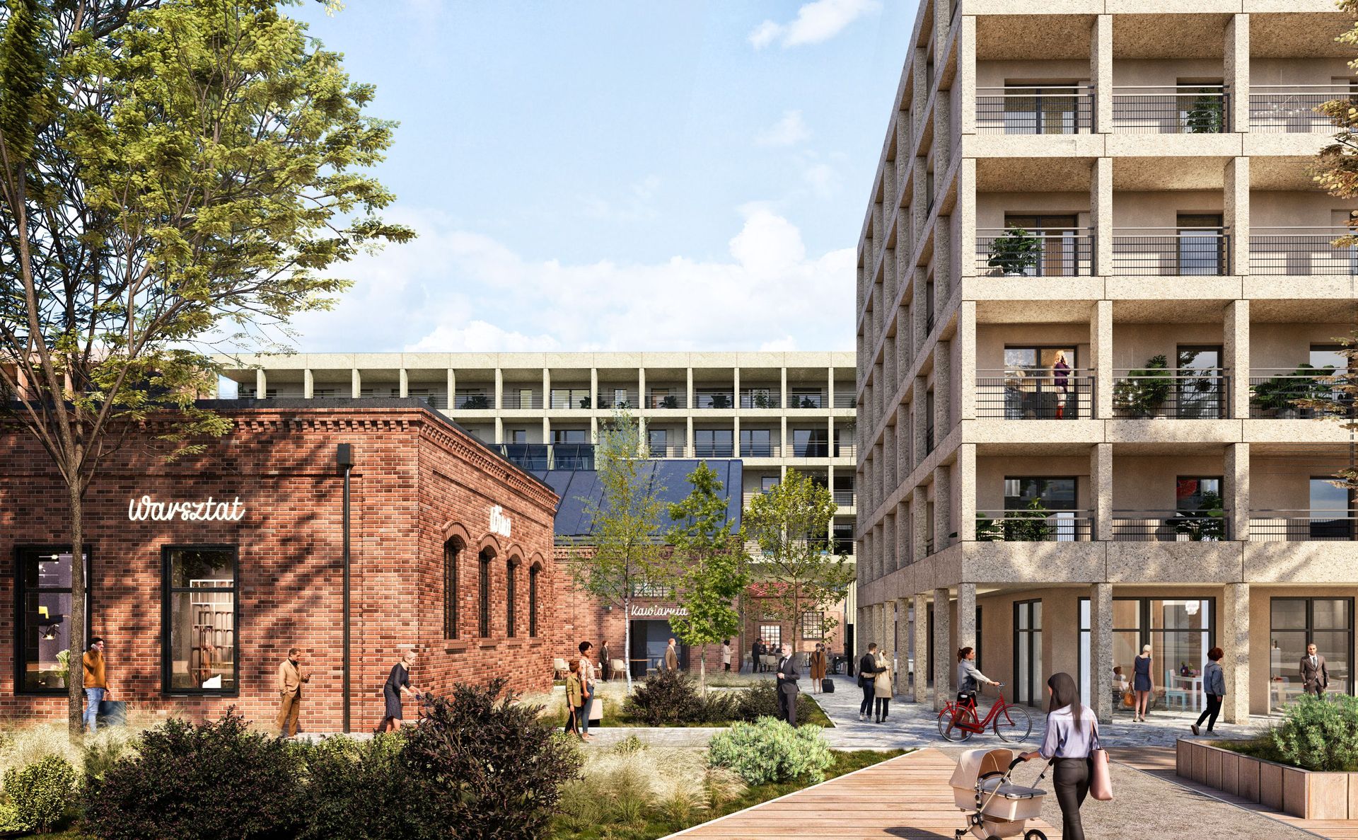 Projekt zagospodarowania fabryki Perun w Warszawie