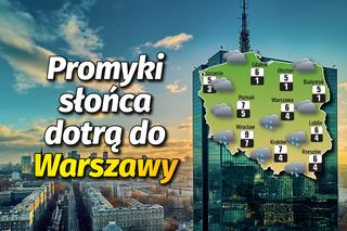 Warszawa: Pogoda na środę. Promyki słońca dotrą do stolicy