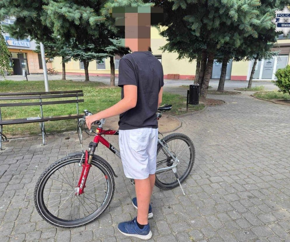 Myślała, że ucieknie na skradzionym rowerze. Zderzyła się z Lexusem