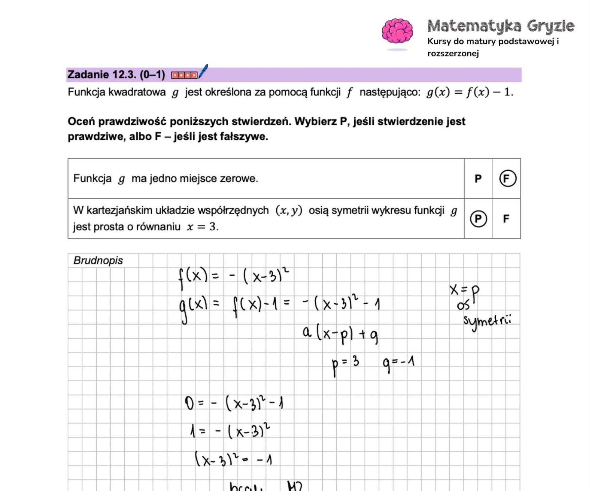 Mamy ODPOWIEDZI matury próbnej z matematyki. Gotowe rozwiązania i klucz