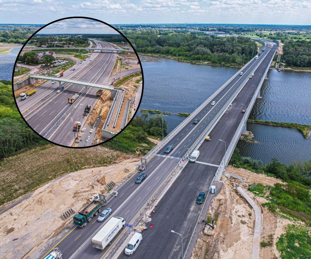 Kiedy koniec robót na S7 Płońsk - Czosnów? Widać duże zaawansowanie prac