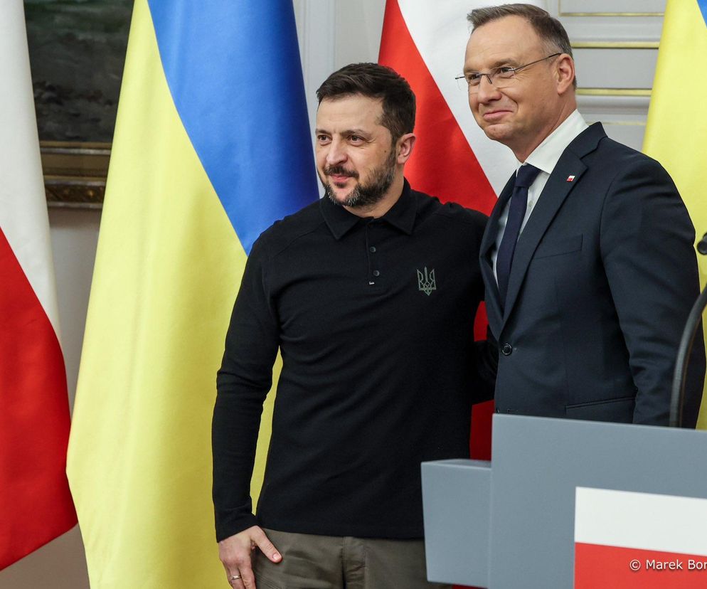 Konferencja z prezydentem Ukrainy w KPRM. Zwycięstwo Ukrainy to bezpieczeństwo Polski i Europy