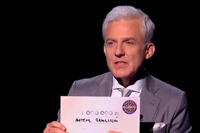 To on wygrał główną nagrodę w "Milionerach". Kim jest Mateusz Żaboklicki?