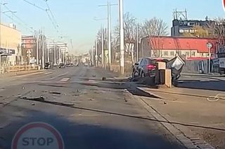 Wrocław. Tragedia była o włos. Niemal wjechał w pieszego, decydowały ułamki sekund 