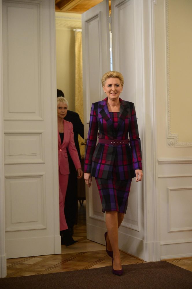 Jesienne stylizacje pierwszych dam