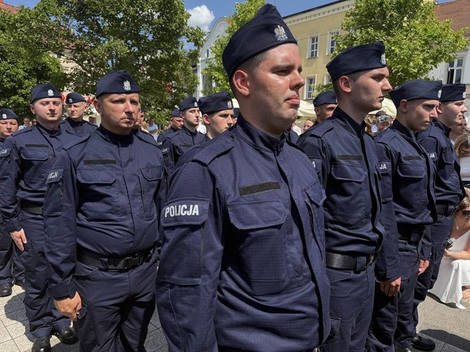 Ślubowanie nowych policjantów Śląskiej Policji