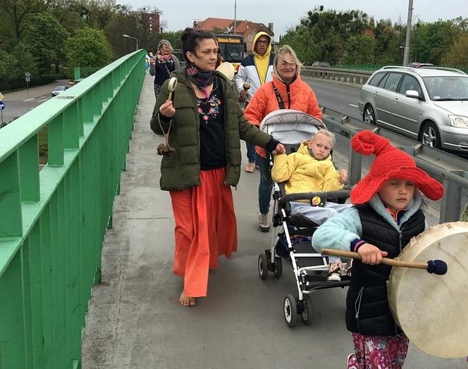 Happening "Boso przez Grudziądz"