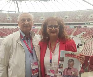 Targi Książki i Mediów VIVELO 2024 - Wojciech Kałkusiński i Jagoda Bogusiewcz, Ambasadorzy głosu seniora