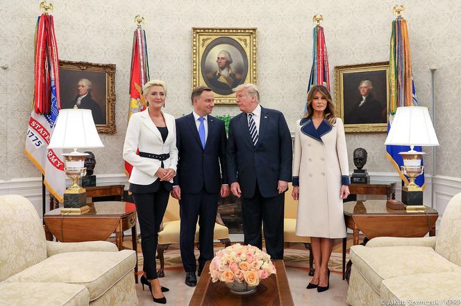 Agata Kornhauser-Duda i Melania Trump. Historyczne spotkania Pierwszych Dam