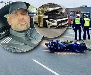 Zarzuty dla kierowcy, który zmiótł motocyklistę ze skrzyżowania w Słupsku