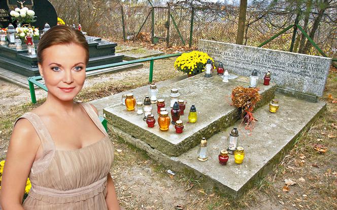 Laura Łącz zapomniała o grobie męża