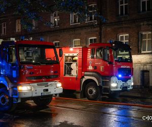 Pożar pustostanu w Chorzowie. 31-letni sprawca podpalenia usłyszał zarzuty