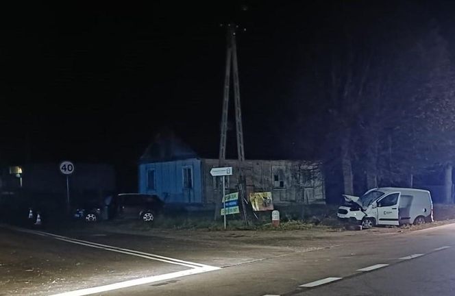 Pijany kierowca bez uprawnień doprowadził do czołowego zderzenia