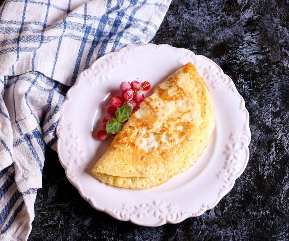 omlet szarlotkowy