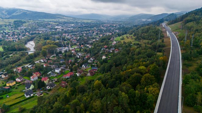 Budowa S1 Przybędza - Milówka, październik 2024