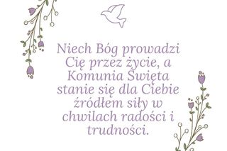 e-kartki z okazji Pierwszej Komunii Świętej