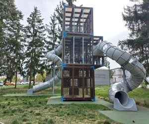 Nowa atrakcja dla dzieci na lotnisku w Lesznie. Planetarium do wspinania
