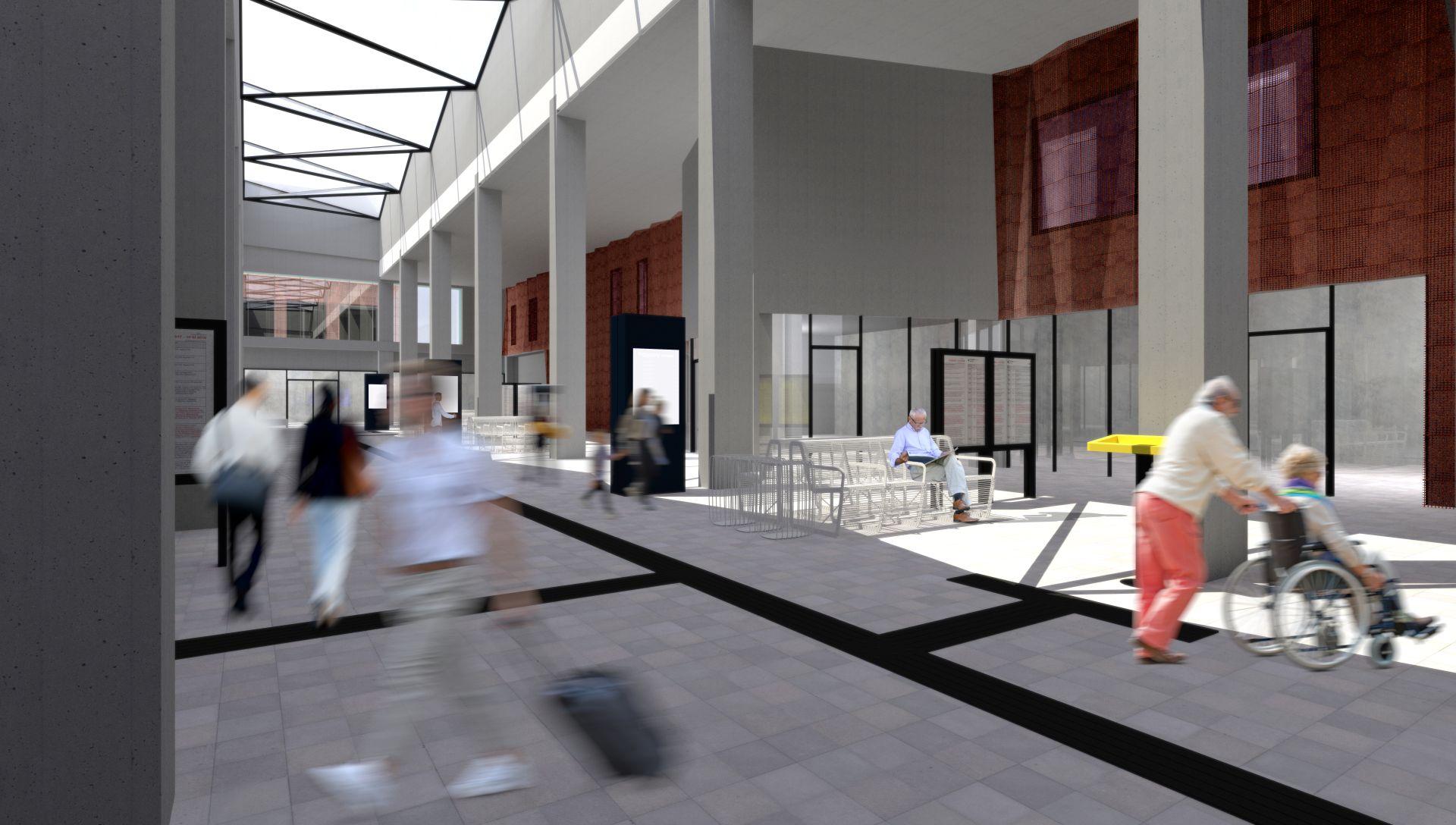 Przebudowa dworca Łódź Kaliska według An Archi Group