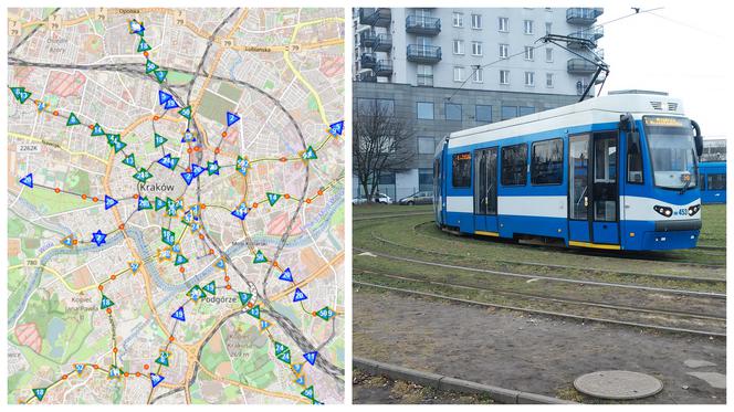 Dzięki tej mapie możesz śledzić trasę tramwajów w Krakowie na żywo! [AUDIO]