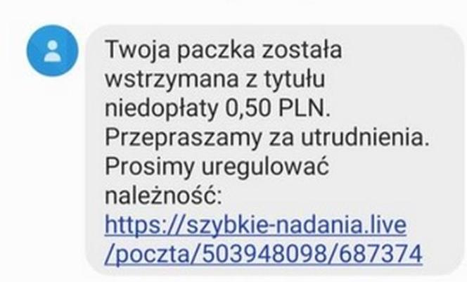 Oszuści podszywają się pod firmy kurierskie