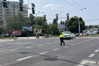 Policjanci sprawdzali swoje umiejętności na najbardziej ruchliwym skrzyżowaniu w Lublinie