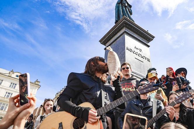 Jared Leto na Rynku Głównym w Krakowie