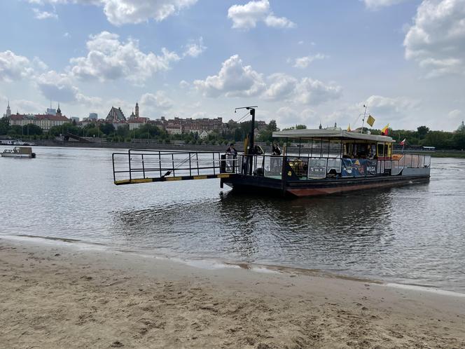 Plaża Rusałka w Warszawie